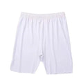 Men Summer Shorts Comfortable Men's Pajama Shorts with Elastic Waist Breathable Fabric Soft Knee Length Homewear Pants for Men